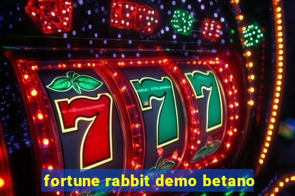 fortune rabbit demo betano